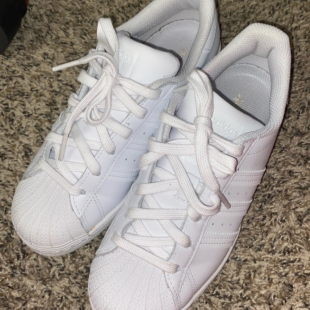 All white sneaker